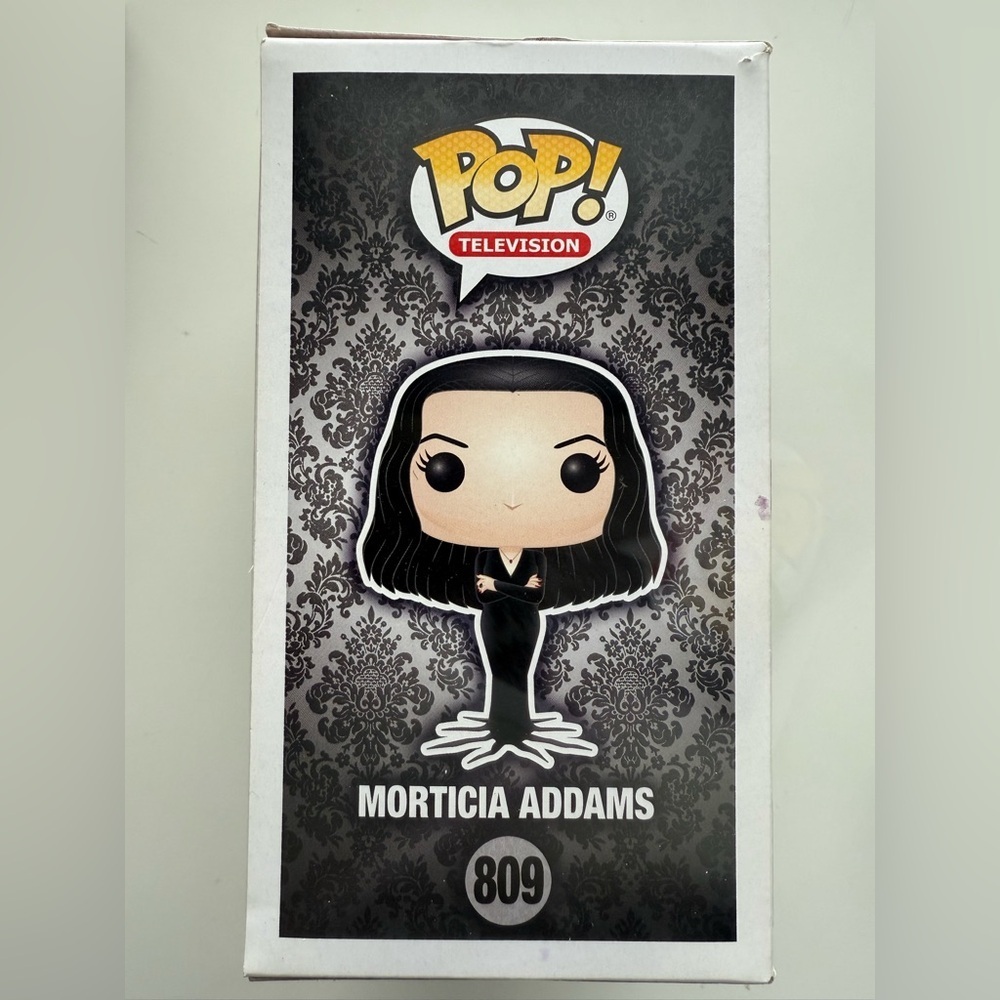 Funko Pop The Addams Family Morticia Figure - Black and White - Picture 5 of 7
